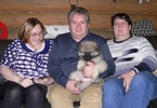 Дэдди Лайн Хамфри со своей семьей
