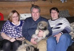 Дэдди Лайн Хамфри со своей семьей