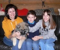 Дэдди Лайн Цвейг со своей семьей