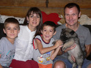 Дэдди Лайн Лазурина с семьей