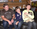 Дэдди Лайн Реймс со своей семьей