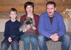 Дэдди Лайн Вирджиния со своей семьей